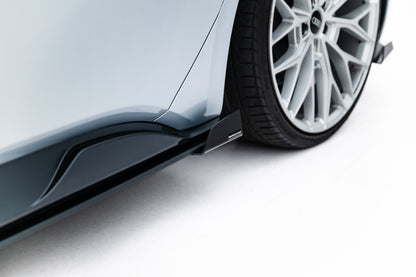 Seitenschweller Flaps passend für CUPRA Born Mk1 schwarz Hochglanz