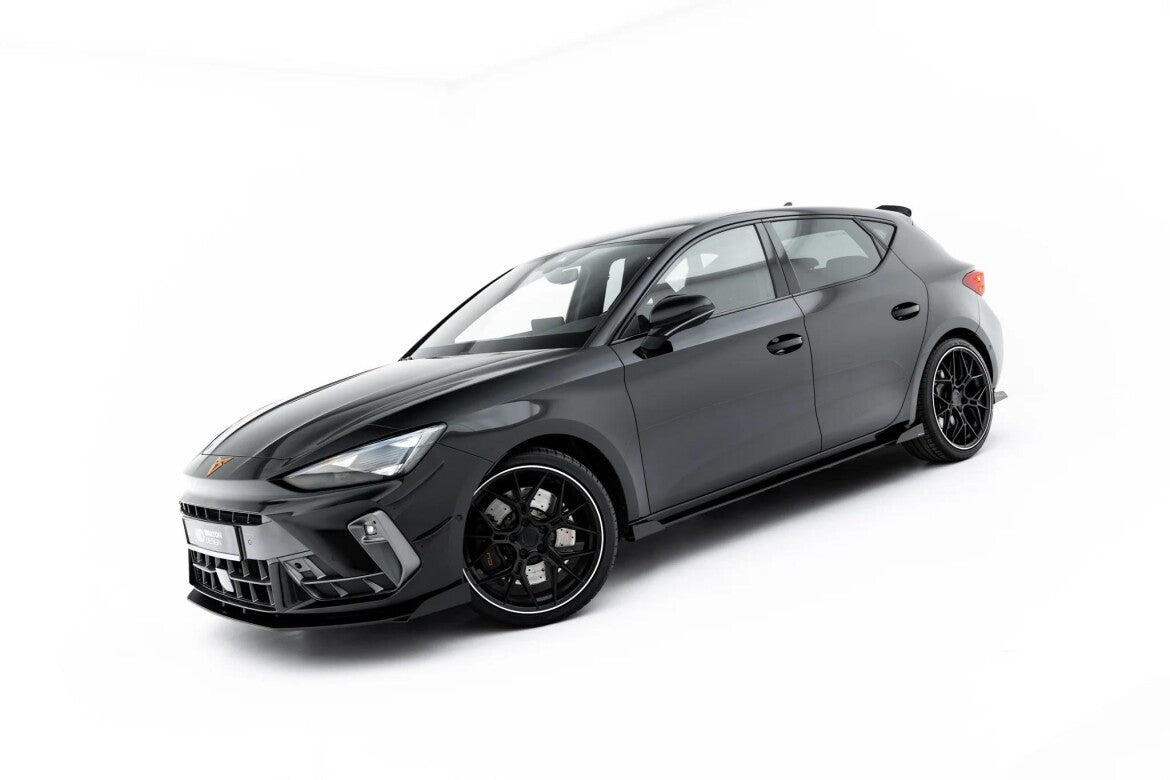 Seitenschweller Flaps passend für Cupra Leon ST / Hatchback Mk1 Facelift schwarz Hochglanz