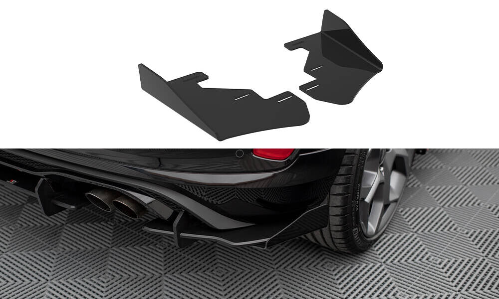Seitenschweller Flaps passend für Ford Fiesta Mk8 ST schwarz Hochglanz