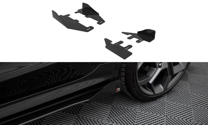 Seitenschweller Flaps passend für Ford Fiesta ST / ST-Line Mk8 schwarz Hochglanz