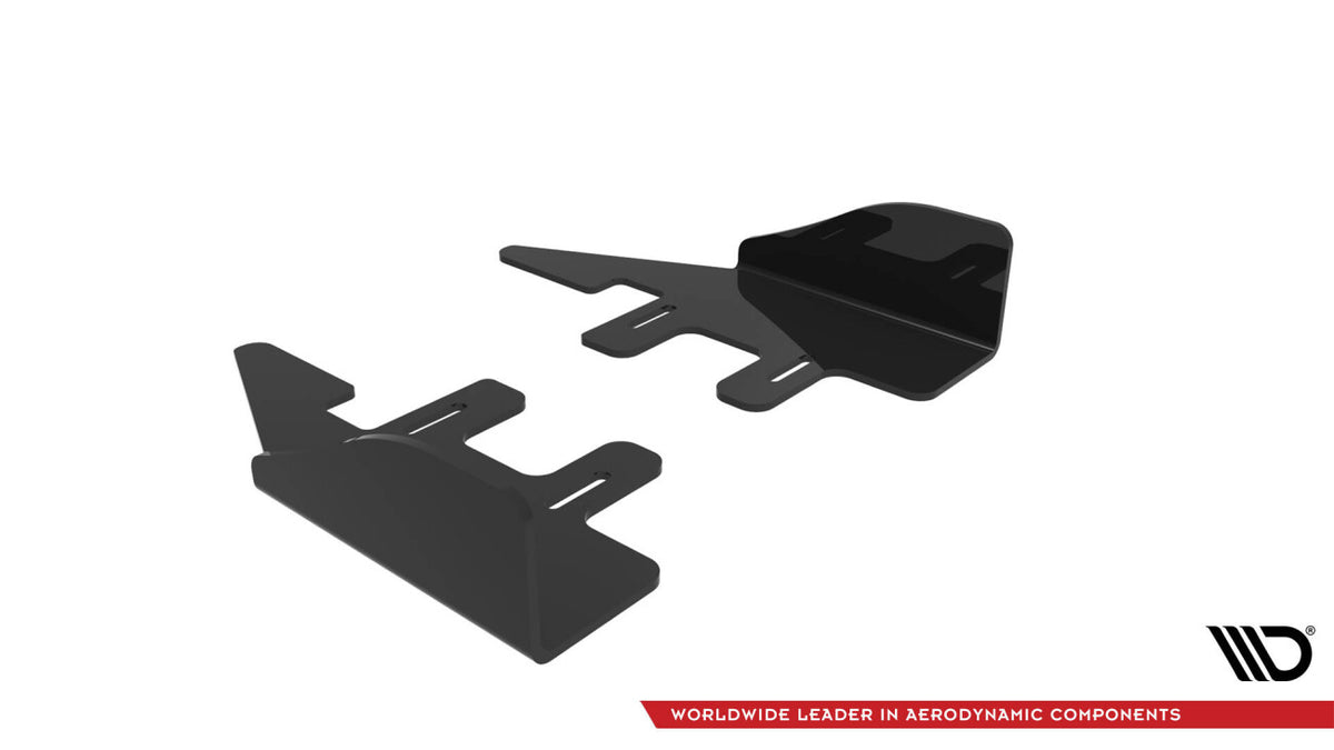 Seitenschweller Flaps passend für Ford Fiesta ST / ST-Line Mk8 schwarz Hochglanz