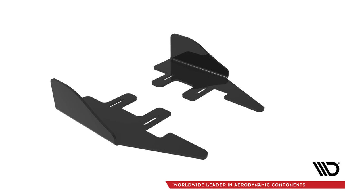 Seitenschweller Flaps passend für Ford Fiesta ST / ST-Line Mk8 schwarz Hochglanz