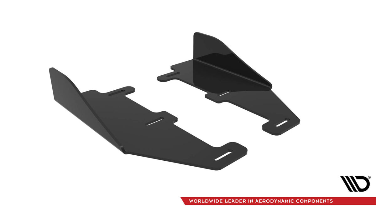 Seitenschweller Flaps passend für Ford Fiesta ST / ST-Line Mk8 schwarz Hochglanz