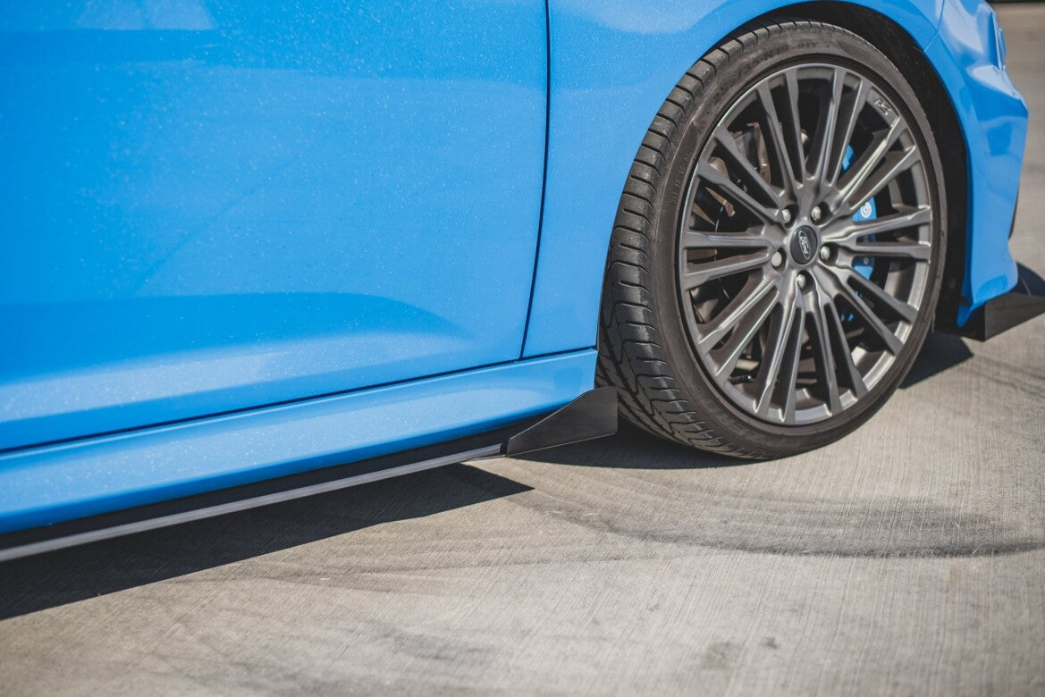 Seitenschweller Flaps passend für Ford Focus RS Mk3 schwarz Hochglanz