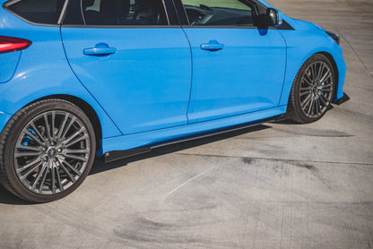 Seitenschweller Flaps passend für Ford Focus RS Mk3 schwarz Hochglanz