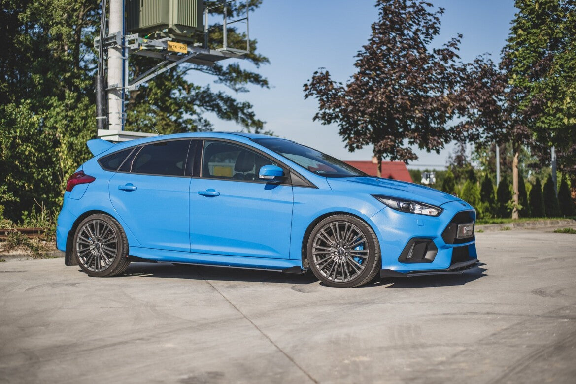 Seitenschweller Flaps passend für Ford Focus RS Mk3 schwarz Hochglanz