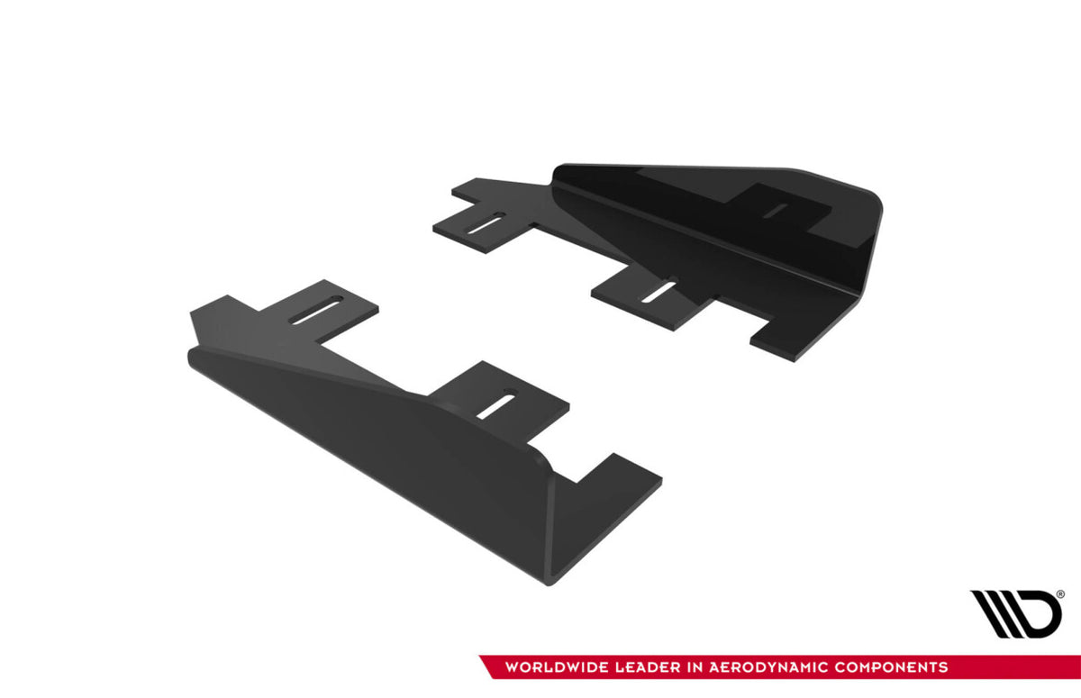 Seitenschweller Flaps passend für Ford Focus ST Mk3 FL schwarz Hochglanz