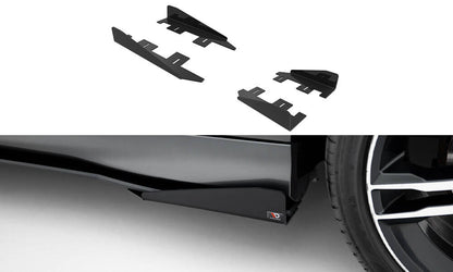 Seitenschweller Flaps passend für Ford Focus ST Mk3 FL schwarz Hochglanz