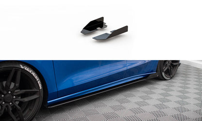 Seitenschweller Flaps passend für Ford Focus ST / ST-Line Mk4 schwarz Hochglanz