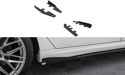 Seitenschweller Flaps passend für Ford Mondeo Sport Mk5 FL / Fusion Sport Mk2 FL schwarz Hochglanz