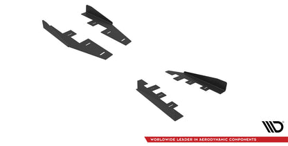 Seitenschweller Flaps passend für Ford Mondeo Sport Mk5 FL / Fusion Sport Mk2 FL schwarz Hochglanz