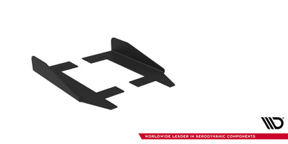 Seitenschweller Flaps passend für Ford Mustang GT Mk6 schwarz Hochglanz