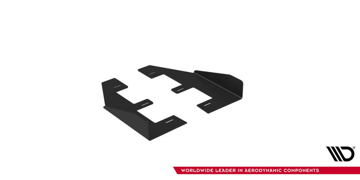 Seitenschweller Flaps passend für Ford Mustang GT Mk6 schwarz Hochglanz