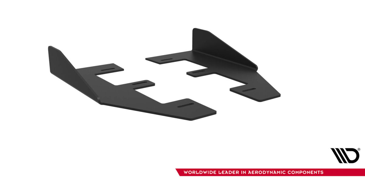 Seitenschweller Flaps passend für Ford Mustang GT Mk6 schwarz Hochglanz