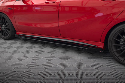 Seitenschweller Flaps passend für Mercedes A 45 AMG W176 FL Flaps Hochglanz