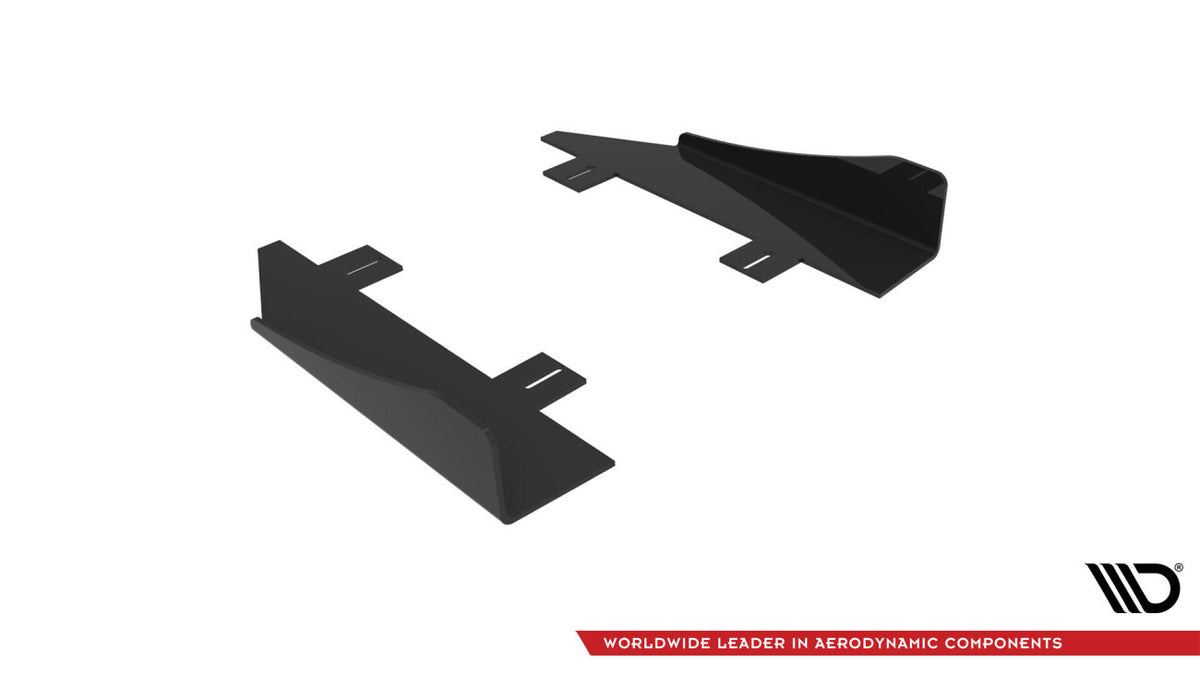Seitenschweller Flaps passend für Mercedes A 45 AMG W176 FL schwarz Hochglanz