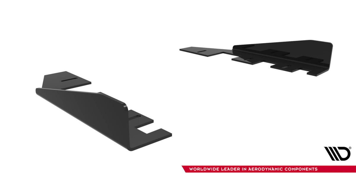 Seitenschweller Flaps passend für Mercedes-AMG CLE 53 Aero C236 schwarz Hochglanz