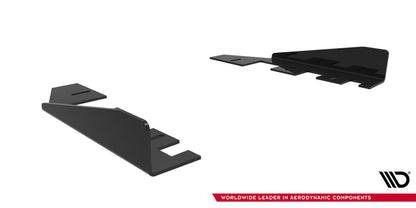 Seitenschweller Flaps passend für Mercedes-AMG CLE 53 Aero C236 schwarz Hochglanz