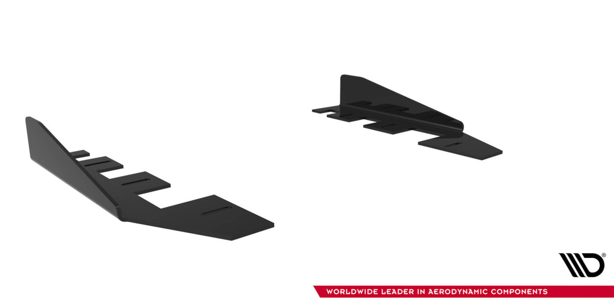 Seitenschweller Flaps passend für Mercedes-AMG CLE 53 Aero C236 schwarz Hochglanz