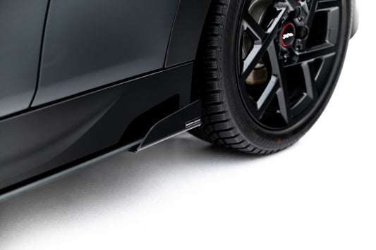 Seitenschweller Flaps passend für Mini Cooper John Cooper Works F65 schwarz Hochglanz