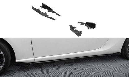 Seitenschweller Flaps passend für Subaru BRZ Mk1 / Mk1 FL schwarz Hochglanz