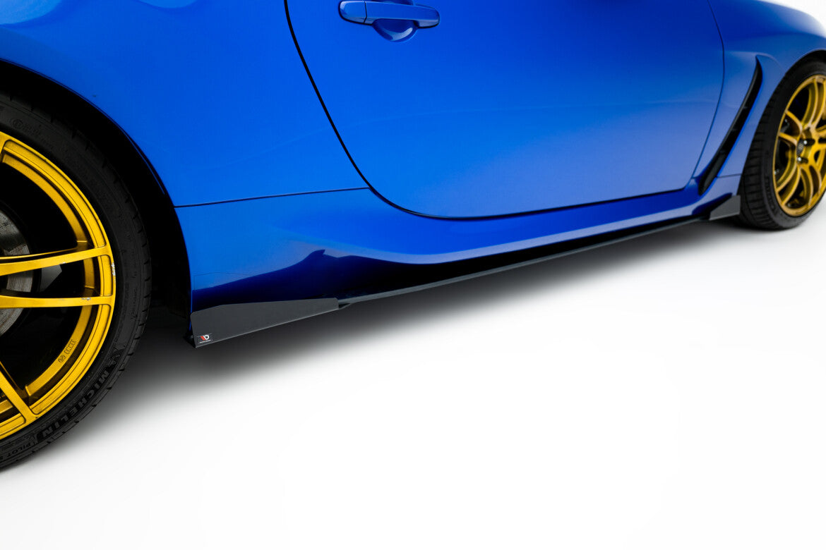 Seitenschweller Flaps passend für Subaru BRZ Mk2 schwarz Hochglanz