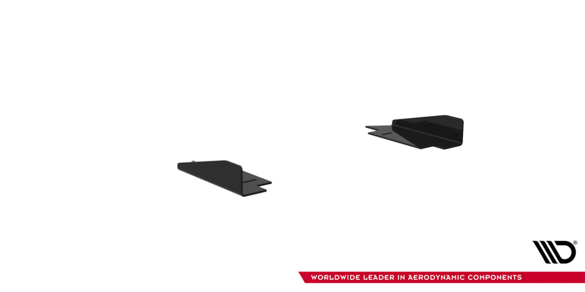 Seitenschweller Flaps passend für Subaru Impreza WRX STI Mk3 FL schwarz Hochglanz