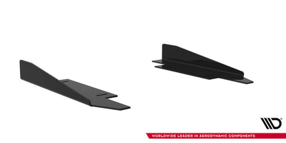 Seitenschweller Flaps passend für Subaru Impreza WRX STI Mk3 FL schwarz Hochglanz