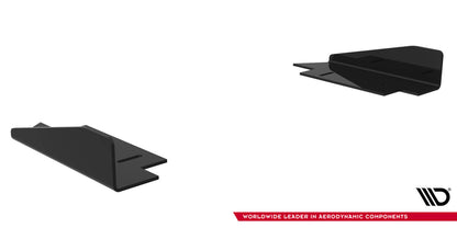 Seitenschweller Flaps passend für Subaru Impreza WRX STI Mk3 FL schwarz Hochglanz