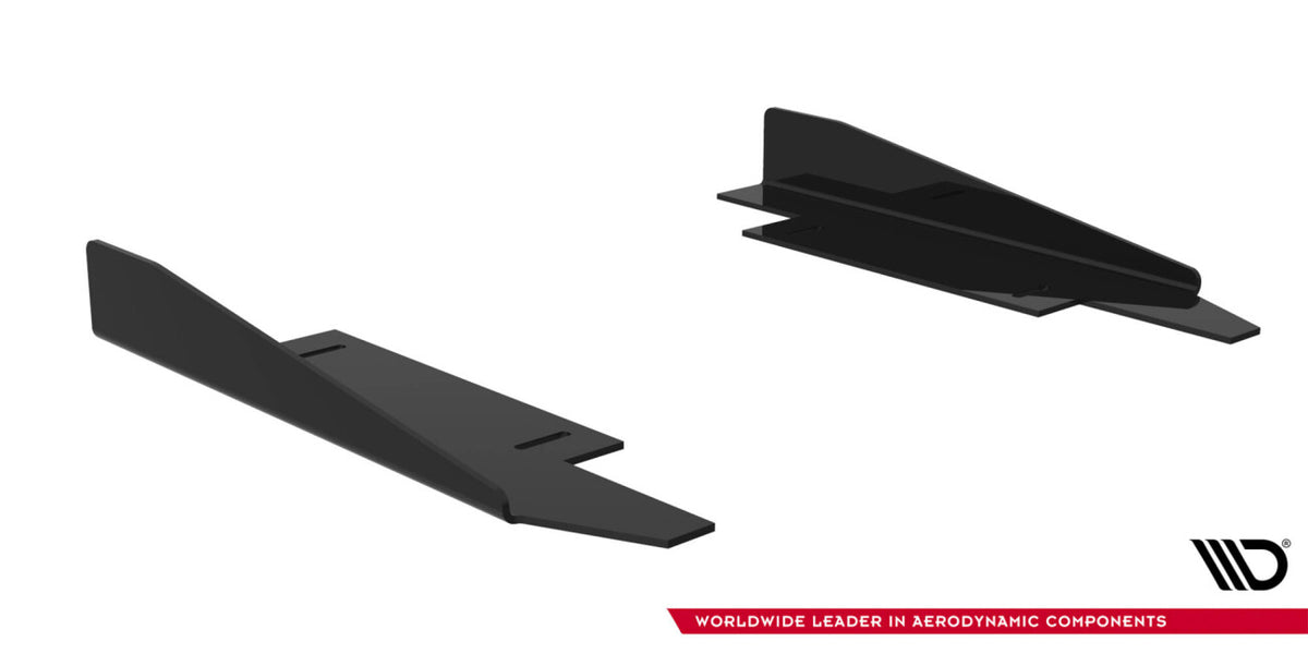 Seitenschweller Flaps passend für Subaru Impreza WRX STI Mk3 FL schwarz Hochglanz