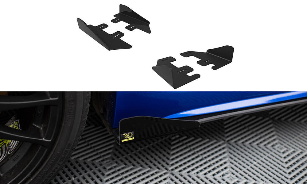 Seitenschweller Flaps passend für Subaru WRX STI Mk1 schwarz Hochglanz