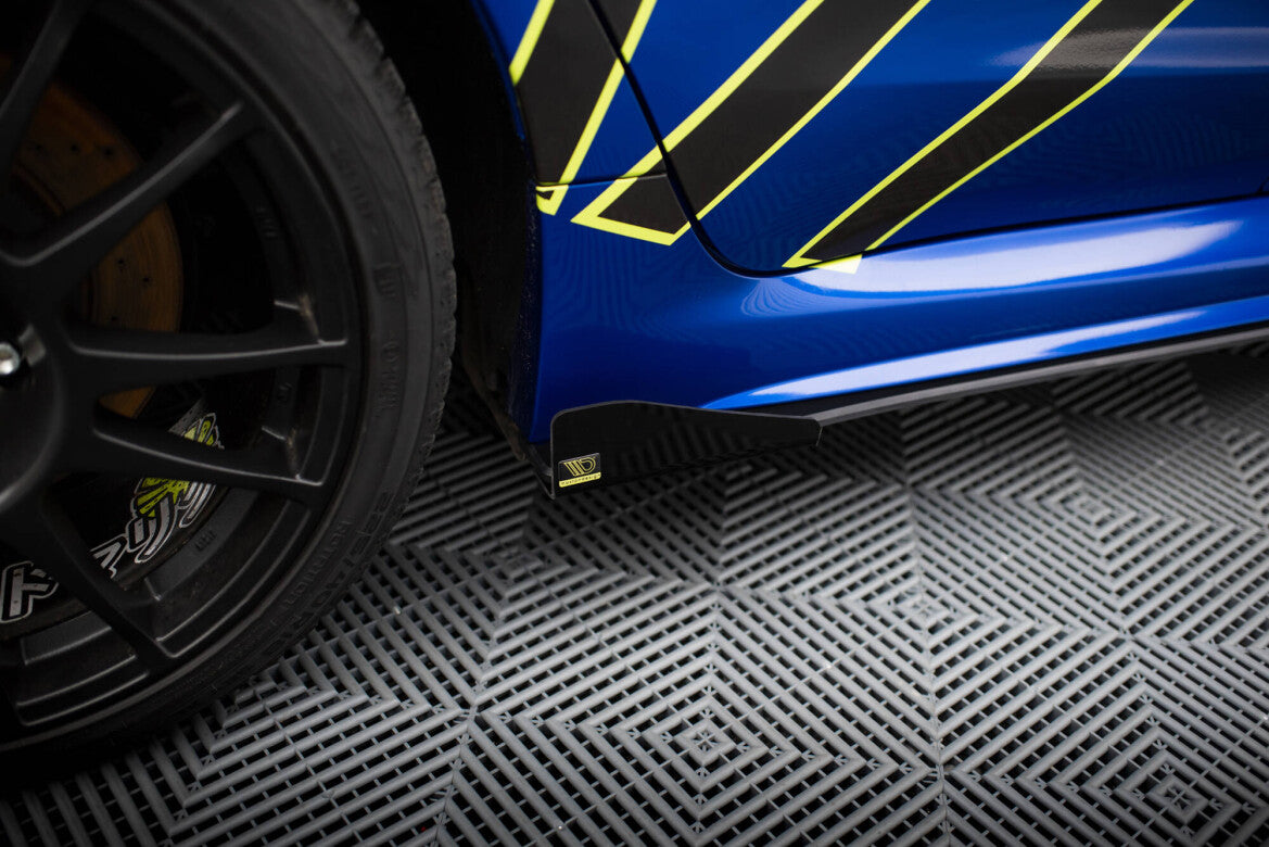 Seitenschweller Flaps passend für Subaru WRX STI Mk1 schwarz Hochglanz