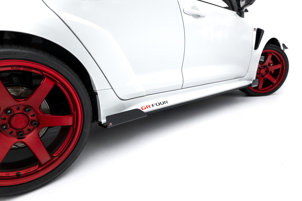 Seitenschweller Flaps passend für Toyota GR Corolla Mk12 schwarz Hochglanz