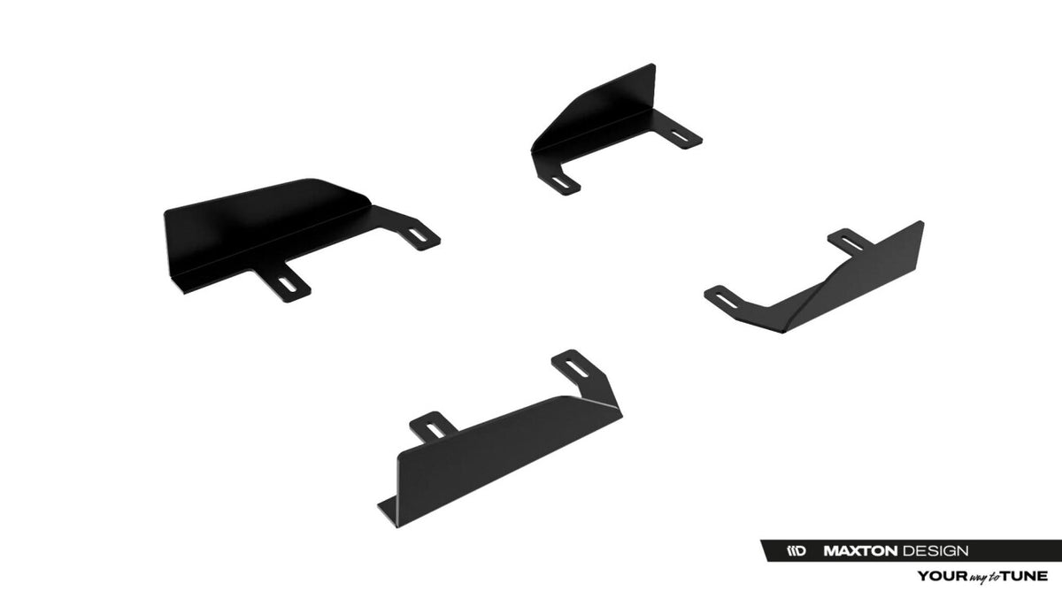 Seitenschweller Flaps passend für Toyota GR Yaris Mk4 Facelift schwarz Hochglanz