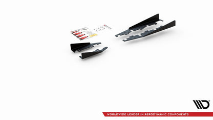 Seitenschweller Flaps passend für Toyota GR Yaris Mk4 schwarz Hochglanz