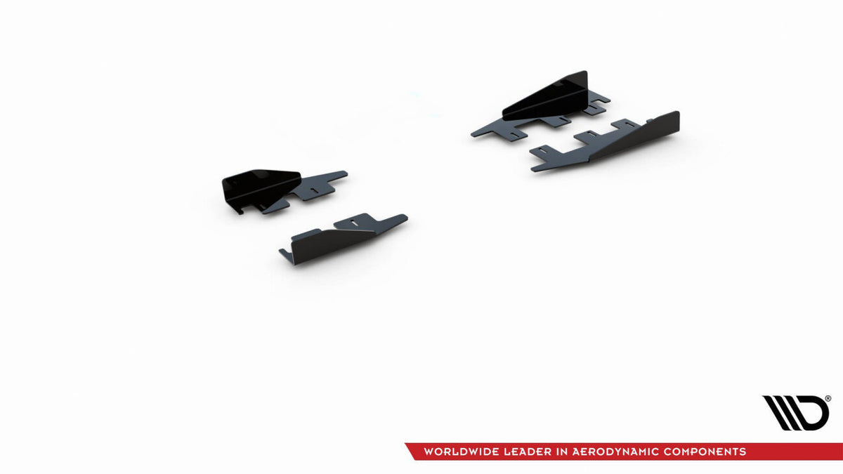 Seitenschweller Flaps passend für VW Golf GTI Mk6 schwarz Hochglanz