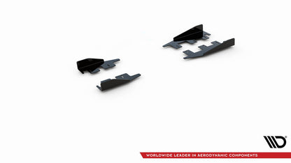 Seitenschweller Flaps passend für VW Golf GTI Mk6 schwarz Hochglanz