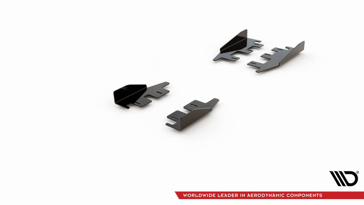 Seitenschweller Flaps passend für VW Golf GTI Mk6 schwarz Hochglanz