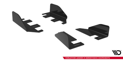 Seitenschweller Flaps passend für VW Golf R Hatchback Mk8 / Mk8 FL schwarz Hochglanz