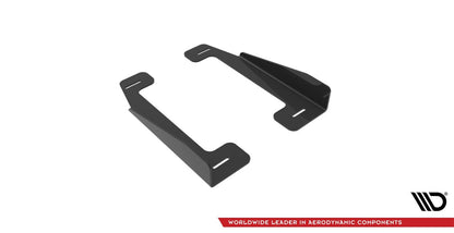 Seitenschweller Flaps passend für VW Golf R / R-Line Mk7 FL schwarz Hochglanz