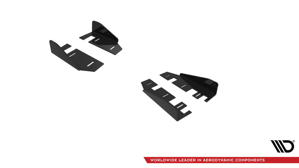 Seitenschweller Flaps passend für VW Jetta GLI Mk7 schwarz Hochglanz