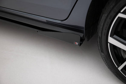 Seitenschweller Flaps passend für VW Polo GTI Mk6 FL schwarz Hochglanz