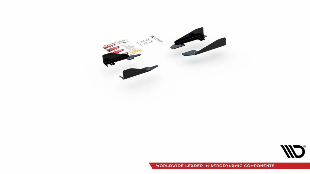 Seitenschweller Flaps passend für VW Polo GTI Mk6 schwarz Hochglanz