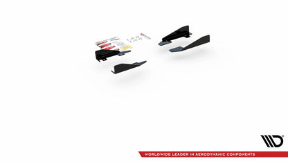 Seitenschweller Flaps passend für VW Polo GTI Mk6 schwarz Hochglanz