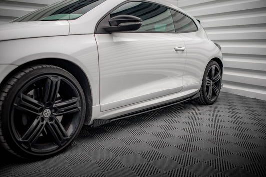 Seitenschweller Flaps passend für VW Scirocco R Mk3 schwarz Hochglanz