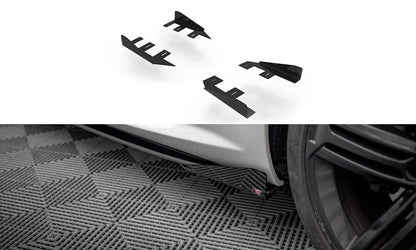 Seitenschweller Flaps passend für VW Scirocco R Mk3 schwarz Hochglanz