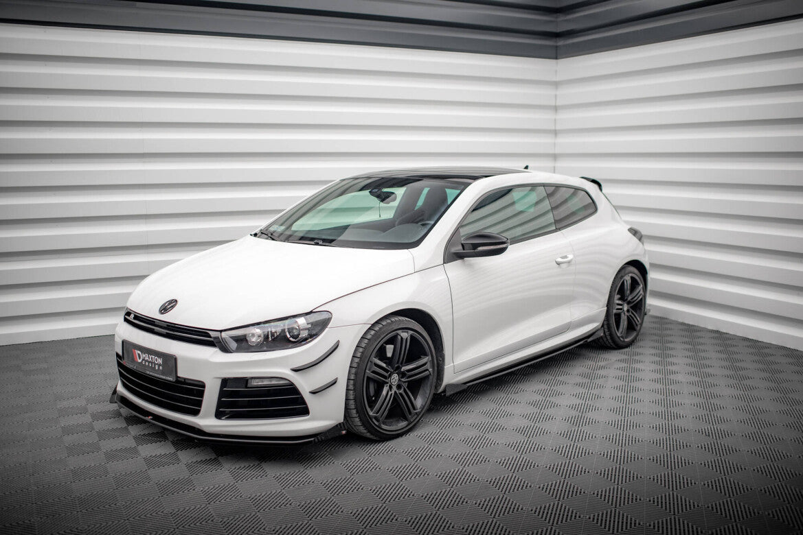 Seitenschweller Flaps passend für VW Scirocco R Mk3 schwarz Hochglanz