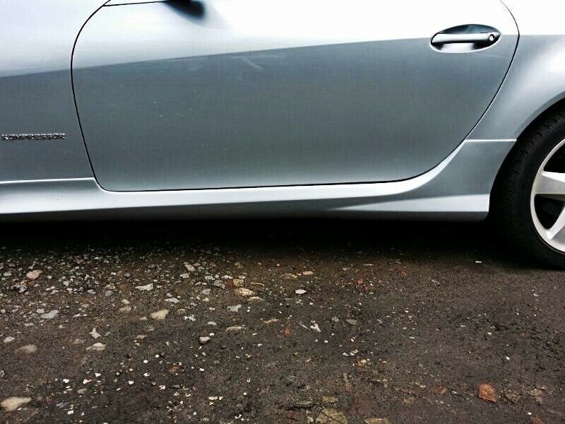 Seitenschweller passend für Mercedes SLK R171 (SLK R172 AMG LOOK) ABS Kunststoff