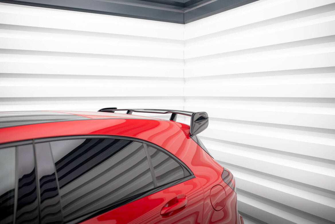 Spoiler Seiten Erweiterung passend für Mercedes A W176 AMG FL schwarz Hochglanz