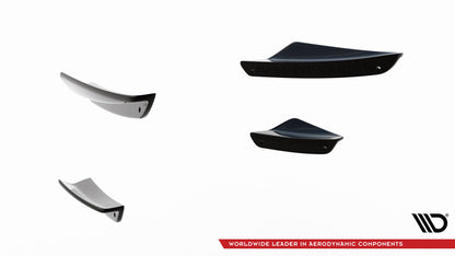 Stoßstangen Flaps Wings vorne Canards passend für Audi A3 S-Line Limousine / S3 Limousine 8Y FL